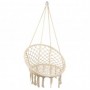 Гамак качели подвесной. Macrame макраме. Большой с подушкой