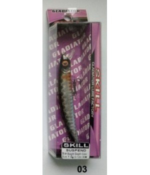 Воблер Gladiator Skill 7.2g 9cm