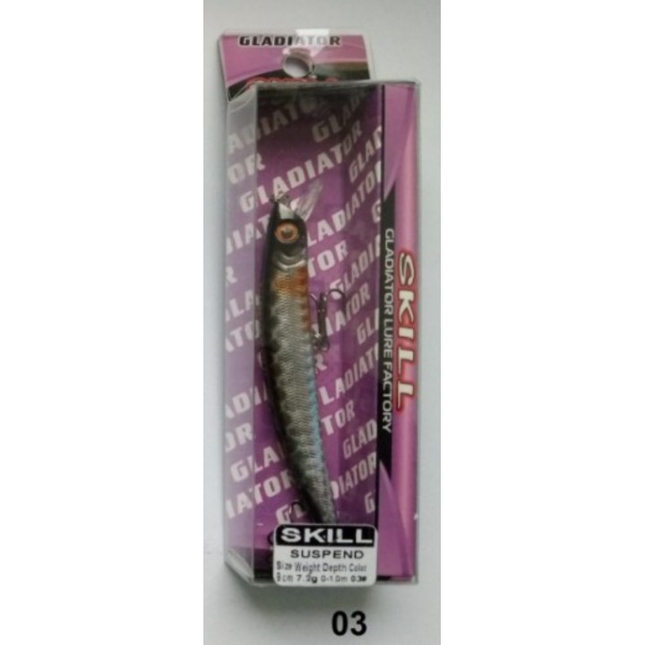 Воблер Gladiator Skill 7.2g 9cm