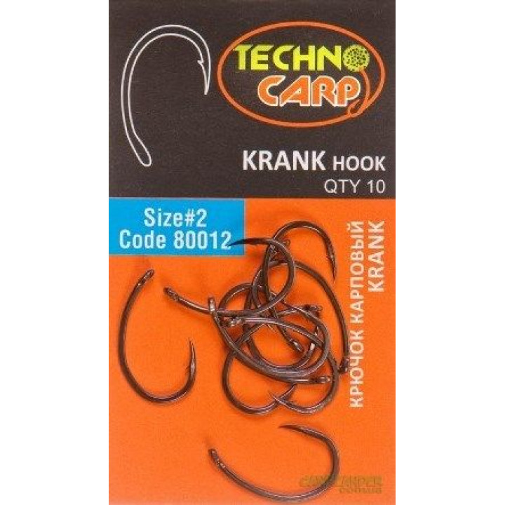 Крючок карповый "Krank hook" №6