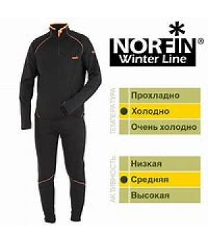 Термобелье флисовое Norfin WINTER LINE (чорн.1-й,2-й шар) M / * 20