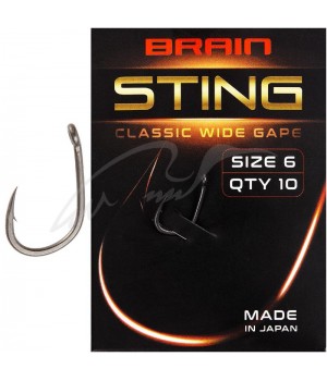Крючок Brain fishing F1 Wide Gape 12 (10 шт/уп)