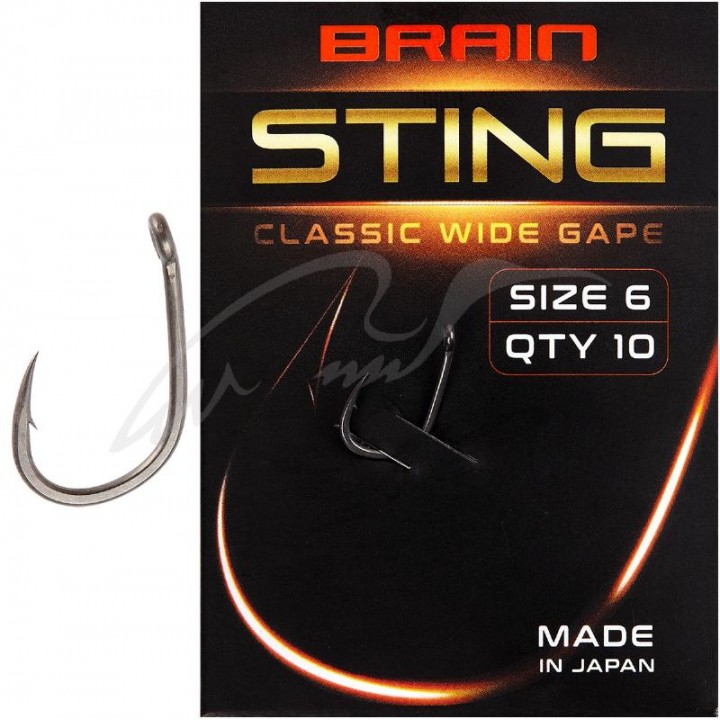 Крючок Brain fishing F1 Wide Gape 12 (10 шт/уп)