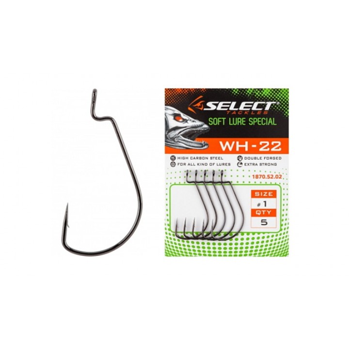 Крючок Select WH-22 #1/0(5шт)