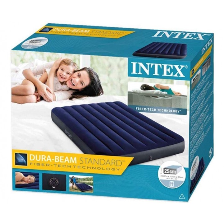 Intex 64758, надувной матрас 191 x 137 x 25 см