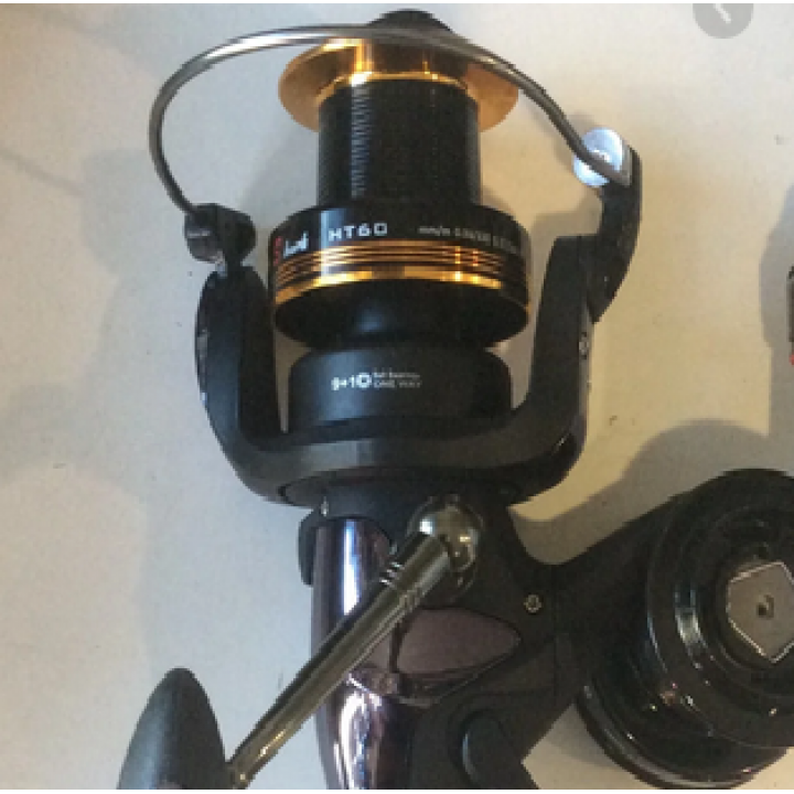 Катушка с байтранером Shark HT-6000, 9+1bb мет