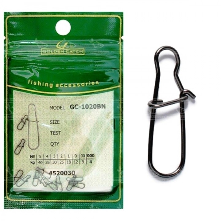 Застежки Golden Catch американка 1020BN №000(12)