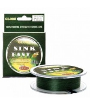 Шнур Globe Sink fast 100м 0.12мм green