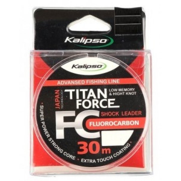 ФЛЮОРОКАРБОН KALIPSO TITAN FORCE FC LEADER 30М 0.12ММ (3906005)