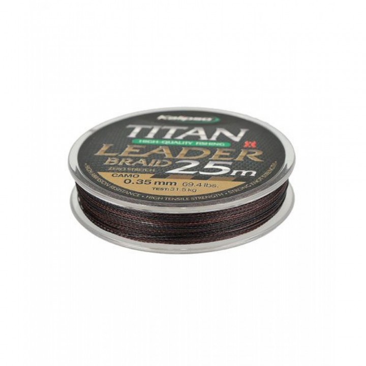 Шнур Kalipso Titan Leader Braid Camo 25м 0.18мм