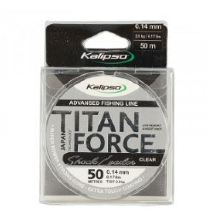 Леска Kalipso Titan Force Leader CL 50м 0.20мм