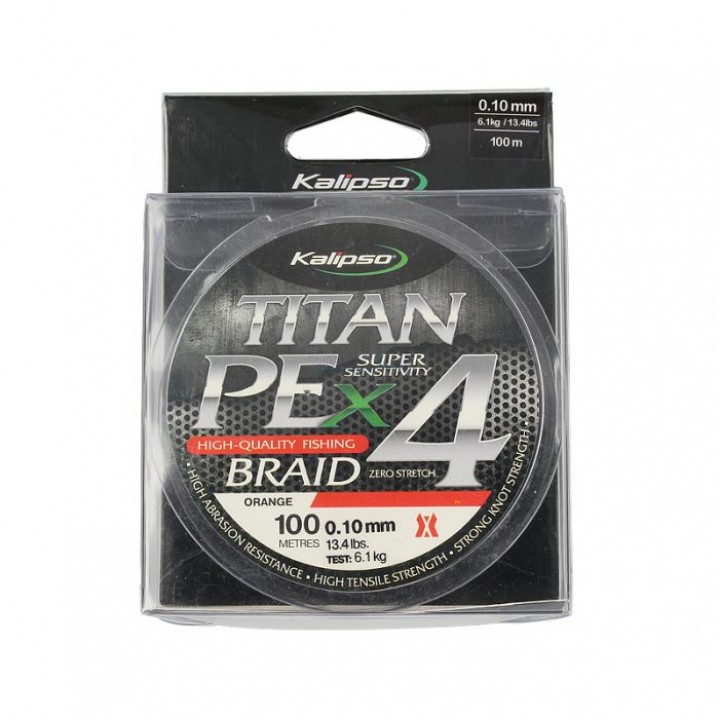 Шнур Kalipso Titan PE X4 MG 100м 10 мм