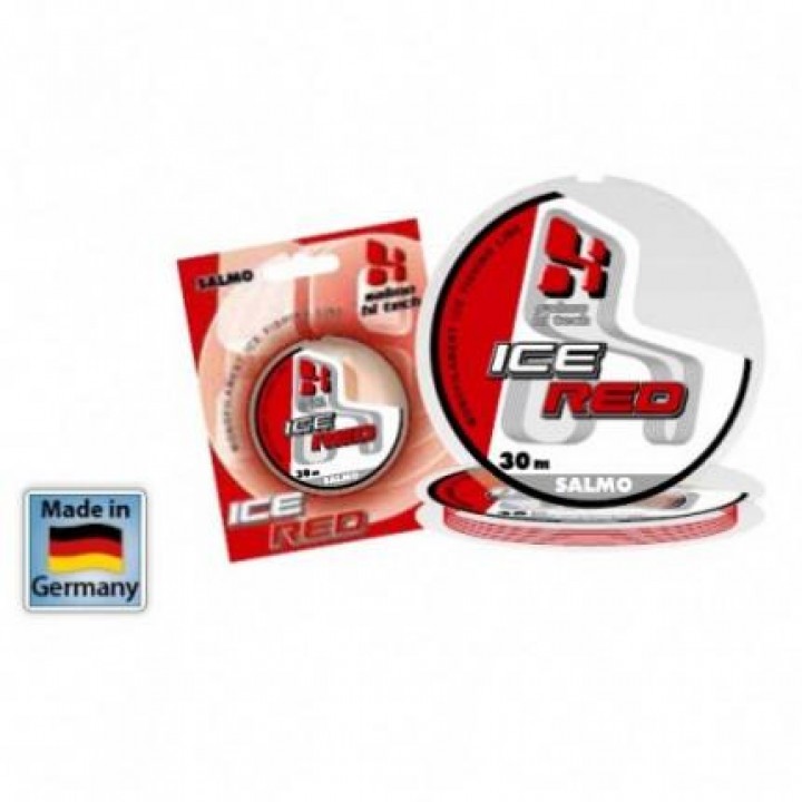Зимняя леска Salmo HI-TECH ICE RED 30м / 0,08мм