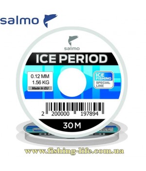 Леска зимняя Salmo Ice Period 30м. (0.10мм. 1.13кг.) 