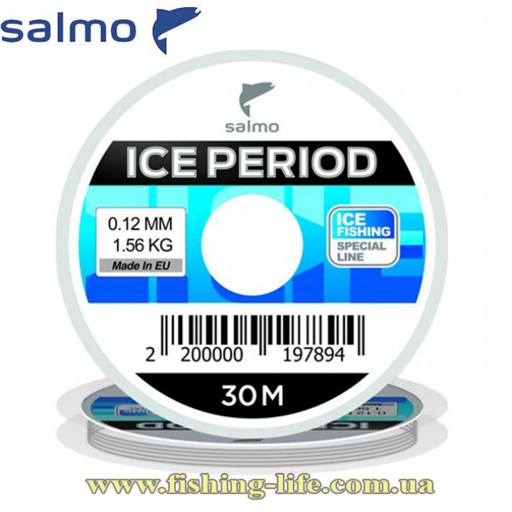 Леска зимняя Salmo Ice Period 30м. (0.12мм. 1.56кг.) 