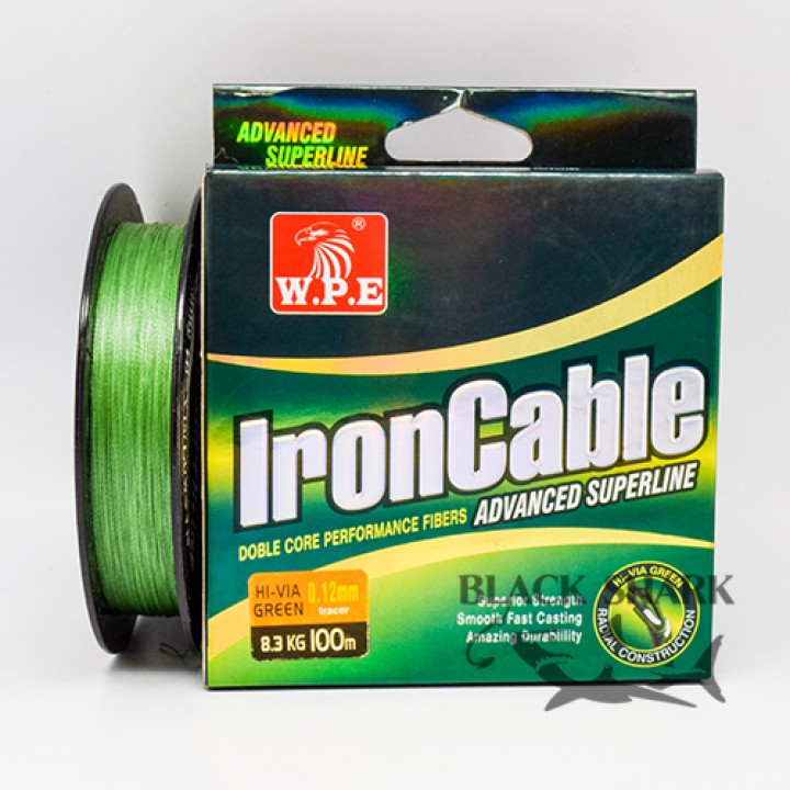 Шнур для спиннинга Iron Cable 100 м зеленый