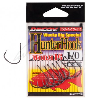  Гачок Decoy Worm16 Hunter Hook #1 (9 шт/уп)